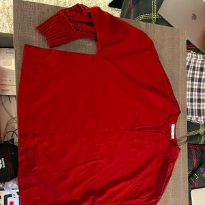 Red Poplin Shirt